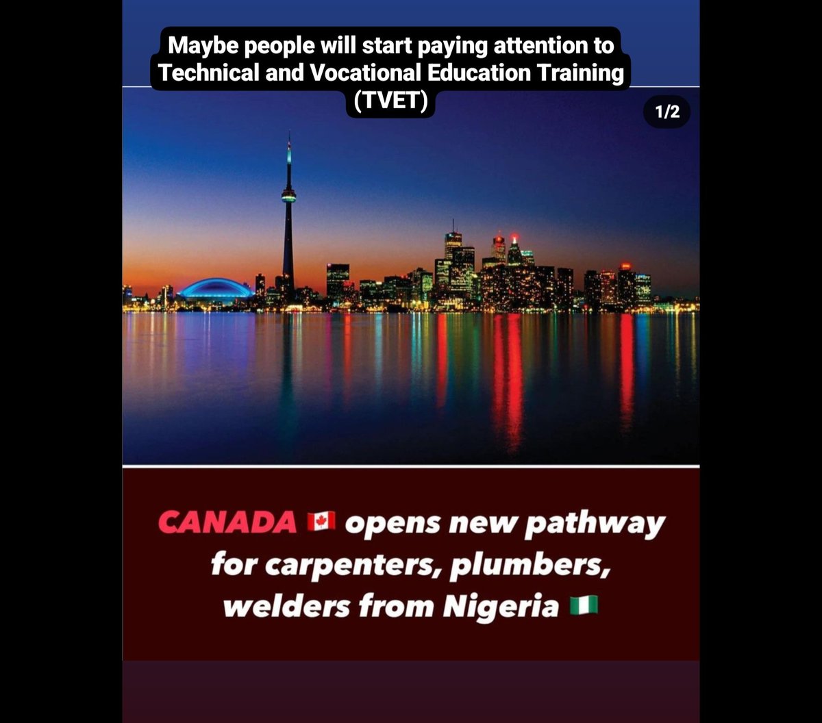 endikiara's tweet photo. Not only Canada. All over the world. If you want to JAPA, please take a skill with you and thank me later! https://t.co/IJwp4Mgo2e