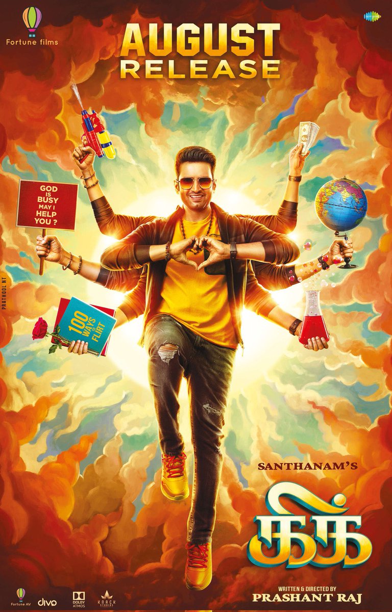 #KICKMovieAugust Release 

@iamsanthanam #Santhanam @iamprashantraj @TanyaHope_offl @raginidwivedi24 @ArjunJanyaMusic @iamnaveenraaj @Fortune_films @johnsoncinepro @saregamaglobal

#கிக் #SantasKick #ActionComedy