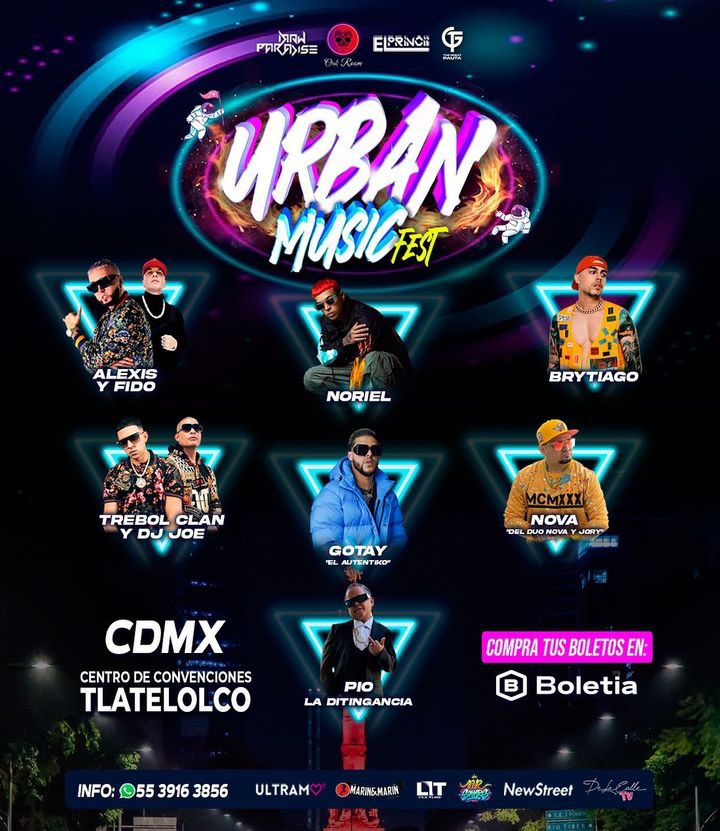 TSM_Mexico's tweet photo. #UrbanMusicFest @urbanmusicfestcdmx MAÑANA LA CITA ES EN CENTRO DE CONVENCIONES TLATELOLCO #centrodeconvencionestlatelolco @cc_tlatelolco INFO ACCESOS Y TOUR 5644839664//5517303662 #cdmx https://t.co/Z8UbU5iT1P