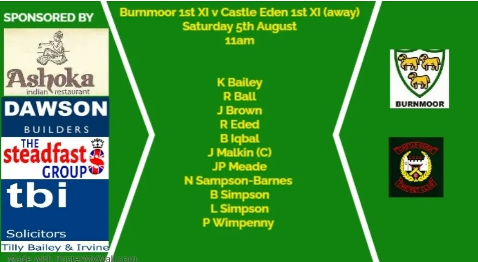 CECC_official's tweet photo. Not sure we'll see much if any cricket this weekend but team news is in 🌧🦆🏏#ute @neplcricket @BurnmoorCricket @WillingtonCC @EppletonCC https://t.co/j28RDISy0u