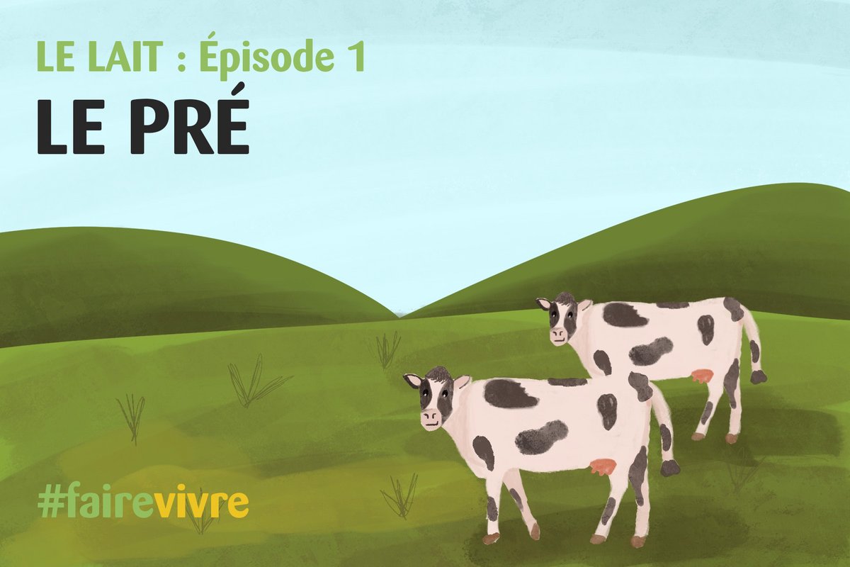 [Fabrication du lait FaireFrance _ EPISODE1]Tout commence dans les prés, où nos vaches se nourrissent d'herbe,gorgée de nutriments essentiels. Ils suivent un chemin à travers leur système digestif jusqu'à atteindre le pie de la vache,où ils se transformeront en un lait de qualité
