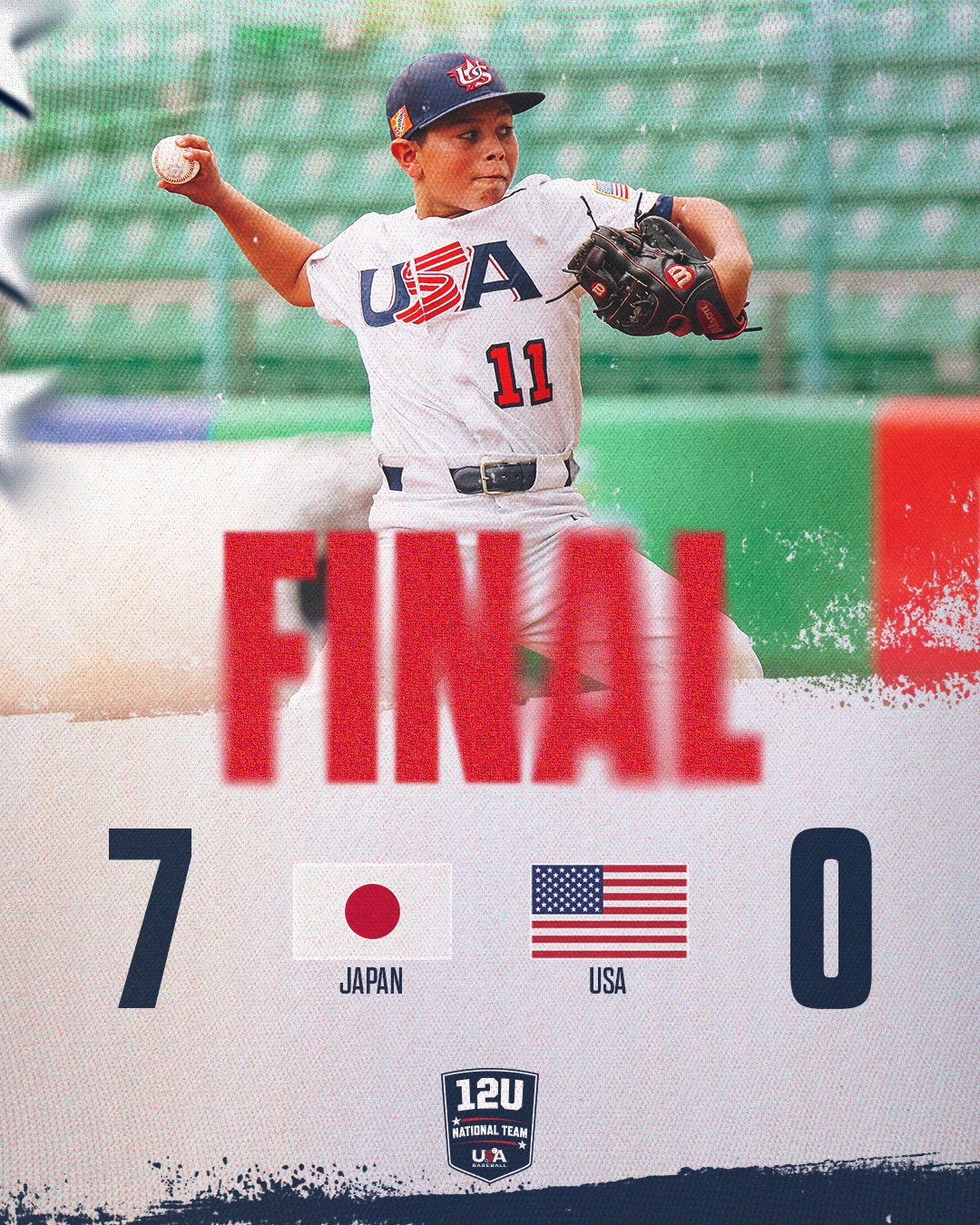 USA Baseball 12U on X: Final.  / X