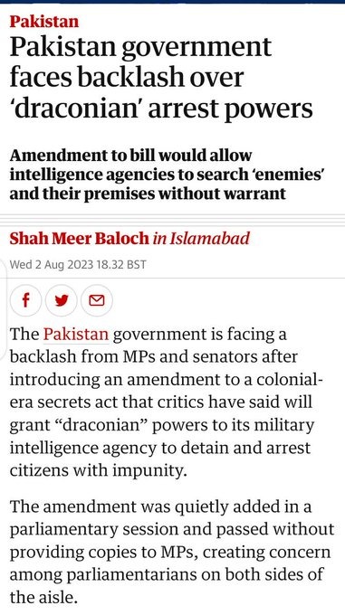 لم يسبق في تاريخ باكستان أن حاولت حكومة شاملة تفكيك ديمقراطيتنا وحرياتنا المدنية وقيمنا الثقافية لمجرد إبعاد رجل واحد وحزبه عن السلطة. 

وفي عملية تدمير كامل للاقتصاد ومؤسسات دولتنا.