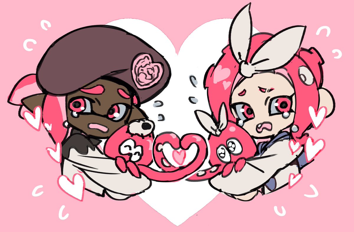 インクリング ,イカガール(スプラトゥーン) 「#Splatfest #Splatoon3」|Ling. (Commission closed)のイラスト
