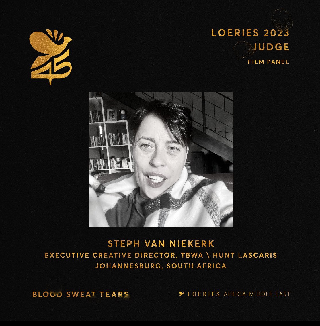 Super excited to judge two of my favourite things this year. Thanks for the opportunity <a href="/loeries/">Loeries</a>. Film and Non-English Radio, here we come. 🎥 📻 🏴‍☠️🙏🏼 

<a href="/TBWAHunts/">TBWA\Hunt Lascaris</a> 

 #BloodSweatTears #CreativeExcellence #Loeries2023 #LoeriesJudge2023 #CapeTown #AfricaMiddleEast