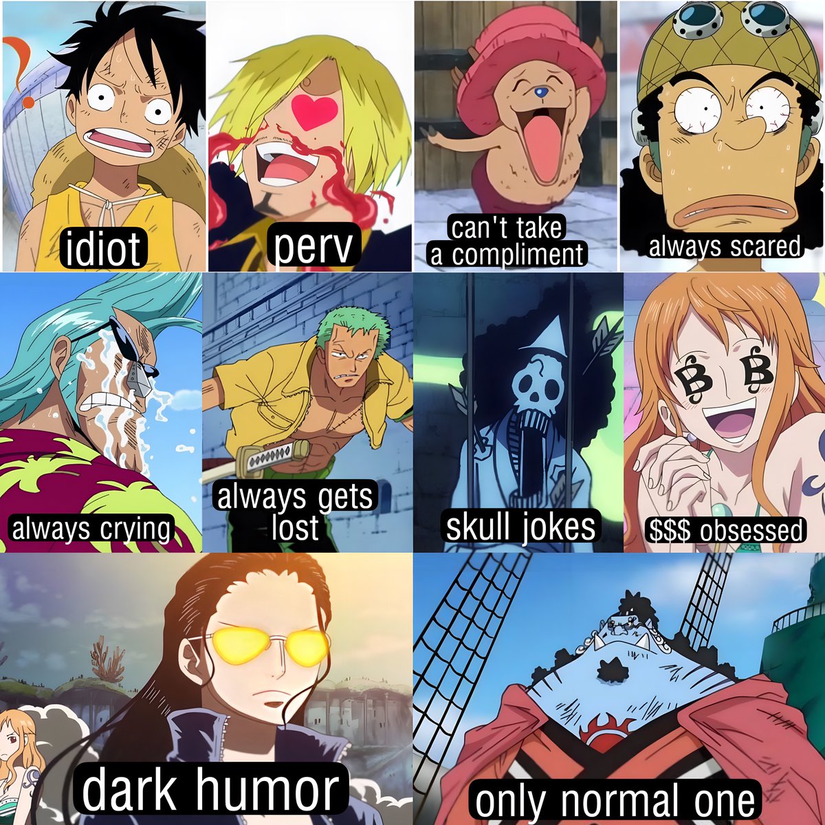 what’s your favorite and least favorite strawhat gag