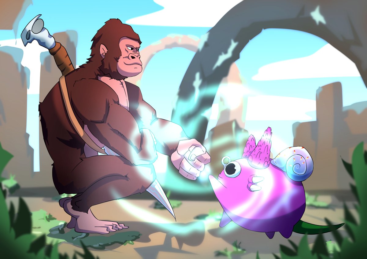 Second Submission #GenkaiAxieArt
<a href="/CyberKongz/">CyberKongz</a>
<a href="/AxieInfinity/">Axie Infinity</a>
