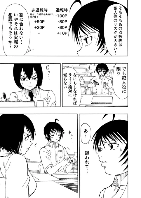 全ての犯罪が点数化された世界の話
9/14 