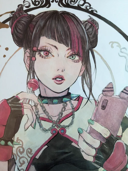 こちら  でも告知してますが描き下ろしの色紙です!運んでいたのはコレでした。