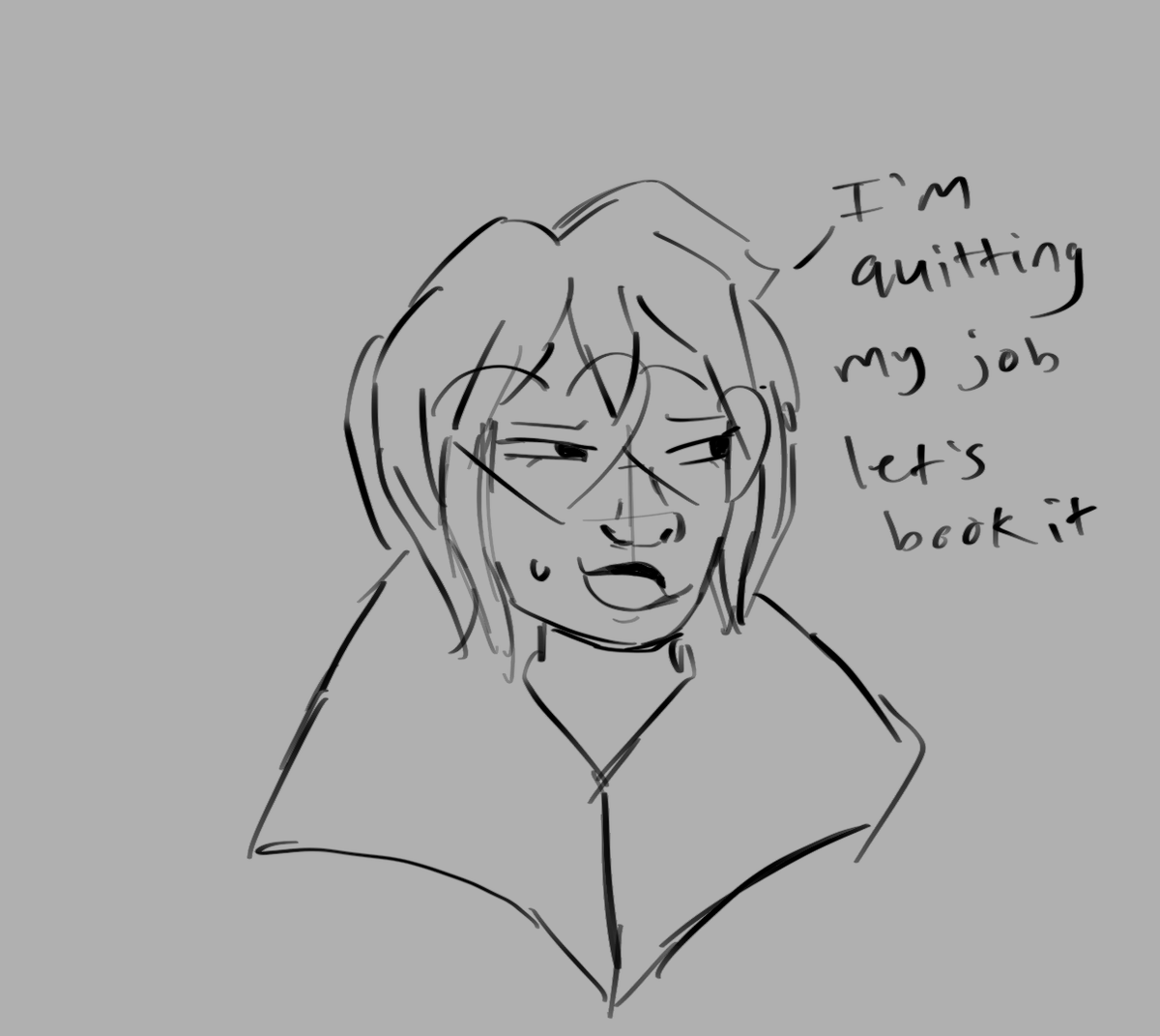 Chrrqvra's tweet photo. Lyla quits her job #spiderverse #lyla https://t.co/KMAP6Up350