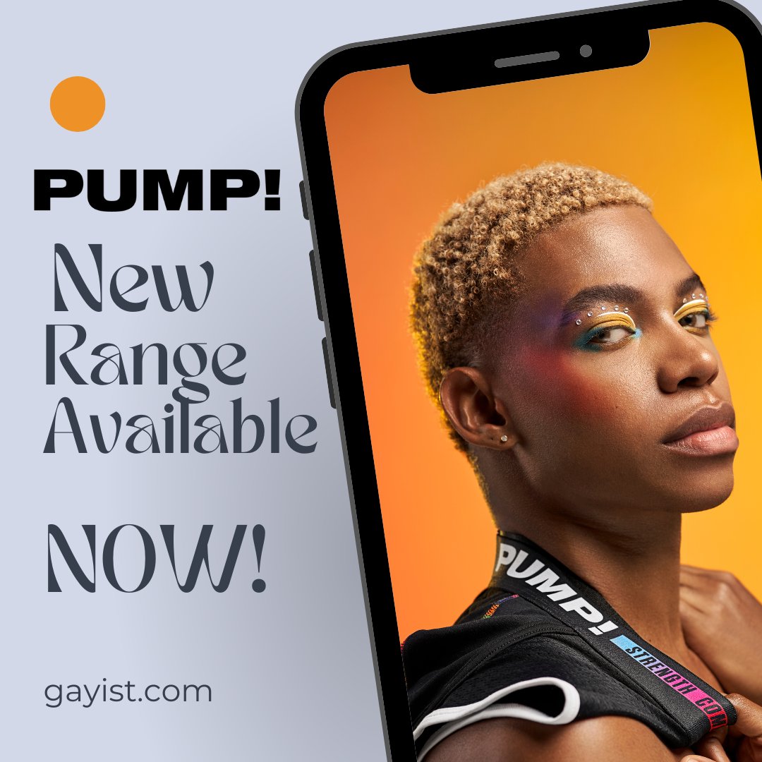 Now in stock for the first time - @PumpUnderwear 🔥 

gayist.com/collections/pu…
