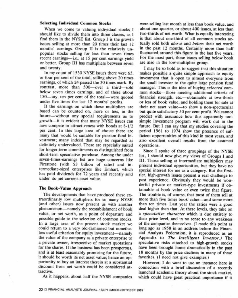 F_Compounders's tweet photo. The Future of Common Stocks by Ben Graham https://t.co/MvGt8mcPDM