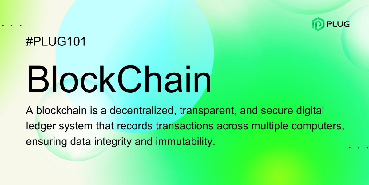Plugchainclub's tweet photo. 🎯Excited to embark on a fresh journey with you all at #PlugChain101! 🚀This time, we're unraveling the power and potential of #blockchain https://t.co/HbuzqhH1ZL