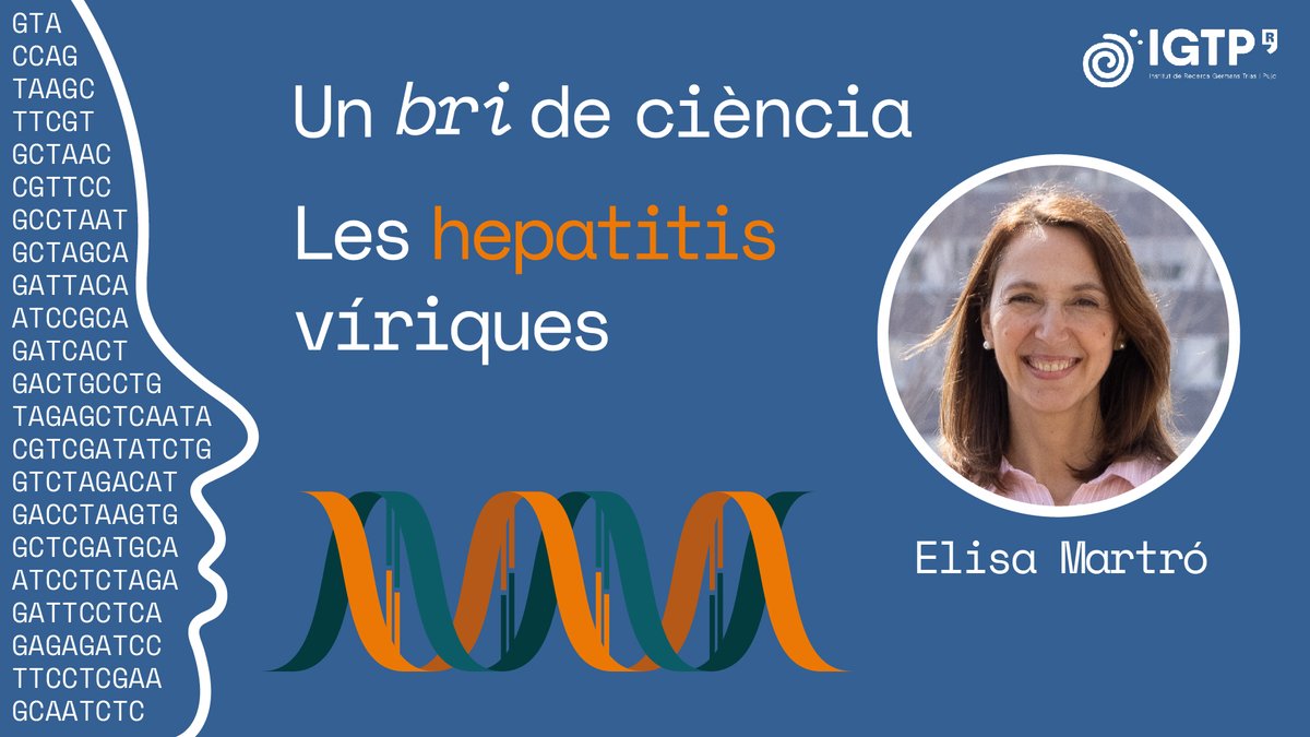 🔵 Fa una setmana estrenàvem un nou episodi del nostre pòdcast #UnBriDeCiència coincidint amb el #DiaMundialHepatitis! 🦠 @ElisaMartro ens explica els aspectes clau de les hepatitis víriques 🎧 Escolta l'episodi (i recupera els dos anteriors) 👉🏼 linktr.ee/UnBriDeCiencia