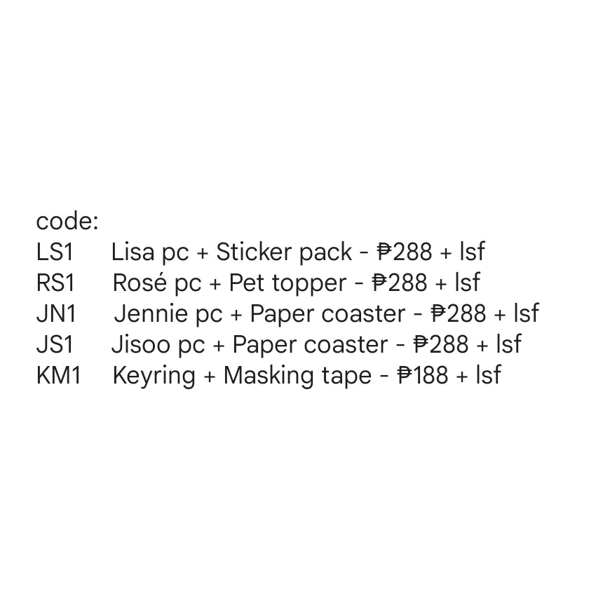 sellerchu's tweet photo. wts lfb ph
BLACKPINK CEREAL DECO KIT tingi NETA

dop: 100 DP on Aug 30; rem bal once on hand!
prio taking more!
must take all to push thru!

reply 'mine + code' to claim

# blackpink 7th anniversary the best cereal deco kit tingi lisa rosé jennie jisoo https://t.co/HNBrrjdKnk