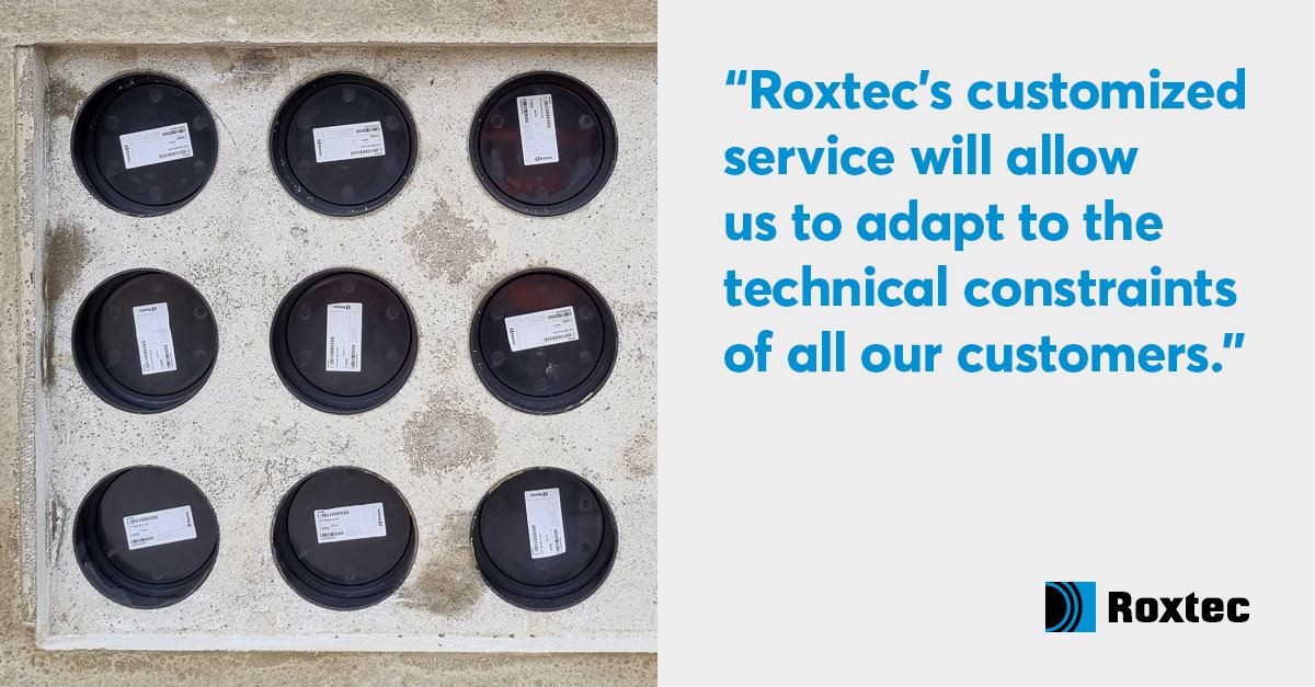 [Success story] Precast concrete manufacturer Stradal in France integrates Roxtec knock-out sleeves in their manholes already at the factory. roxtec.com/en/about-us/su… #watertight #presealing #knockoutsleeves #manhole #cableandpipeseals