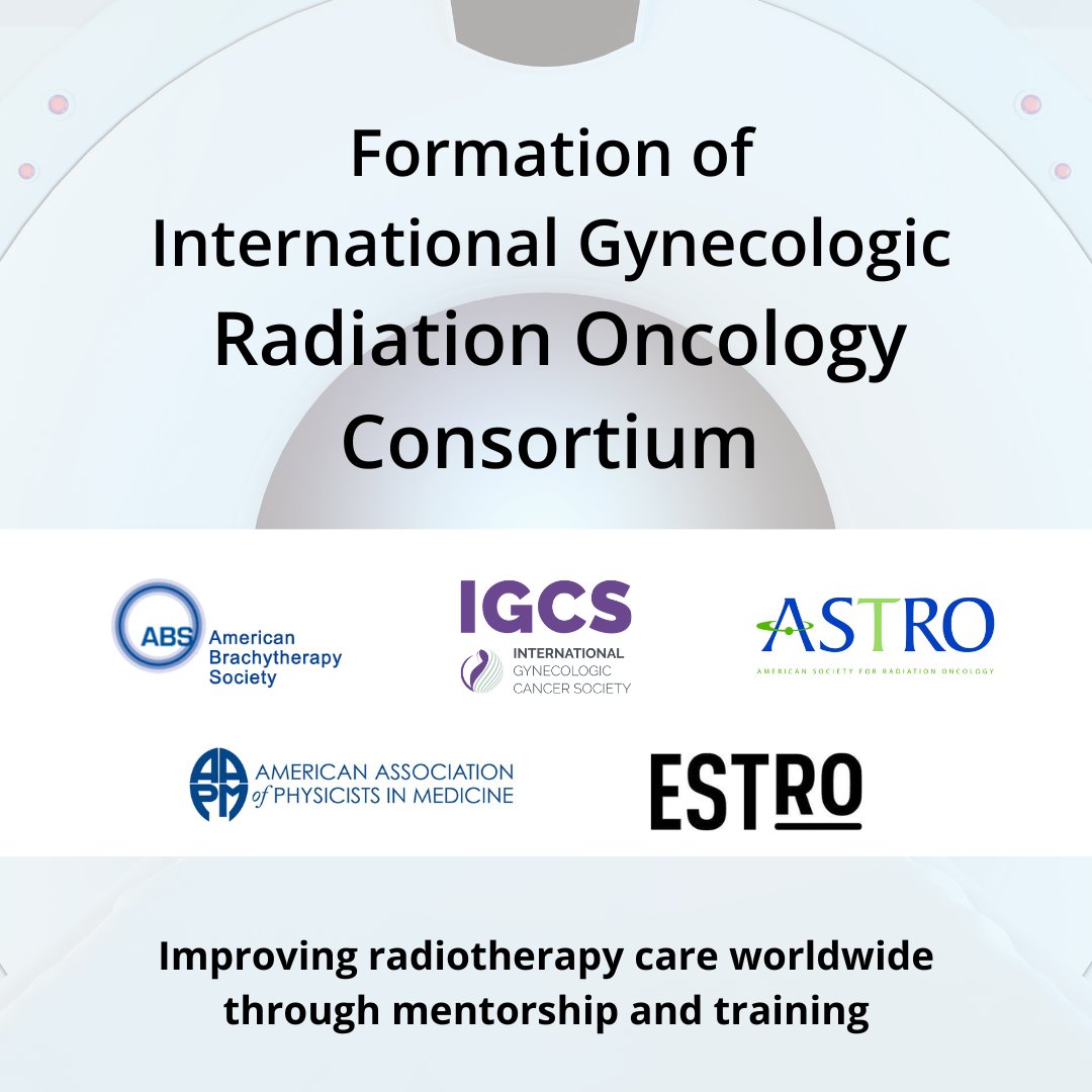 IGCS (@igcsociety) on Twitter photo IGCS has joined a consortium with several specialized organizations to formalize & strengthen radiotherapy education & training for gynecologic #RadiationOncology specialists in LMICs. Read more: bit.ly/igcs-igro
<a href="/aapmHQ/">American Association of Physicists in Medicine</a> <a href="/AmericanBrachy/">American Brachy</a> <a href="/ASTRO_org/">ASTRO</a> <a href="/ESTRO_RT/">ESTRO</a> #brachytherapy IGCS has joined a consortium with several specialized organizations to formalize & strengthen radiotherapy education & training for gynecologic #RadiationOncology specialists in LMICs. Read more: bit.ly/igcs-igro
<a href="/aapmHQ/">American Association of Physicists in Medicine</a> <a href="/AmericanBrachy/">American Brachy</a> <a href="/ASTRO_org/">ASTRO</a> <a href="/ESTRO_RT/">ESTRO</a> #brachytherapy