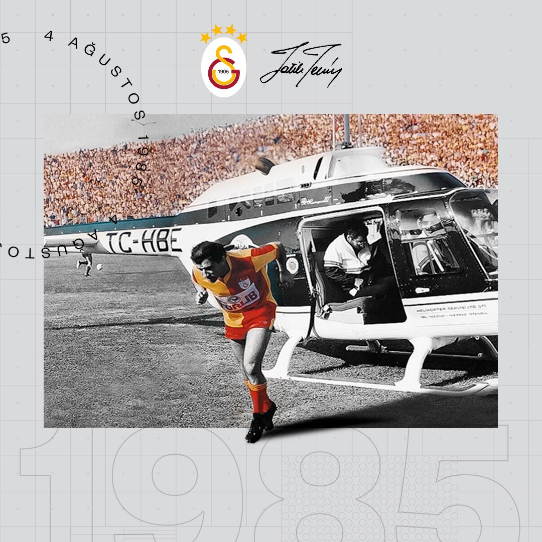 📅 TARİHTE BUGÜN | 04.08.1985

Galatasaray efsanesi <a href="/fatihterim/">Fatih Terim</a>, futbolculuk kariyerini görkemli bir vedayla noktaladı. 💛❤️