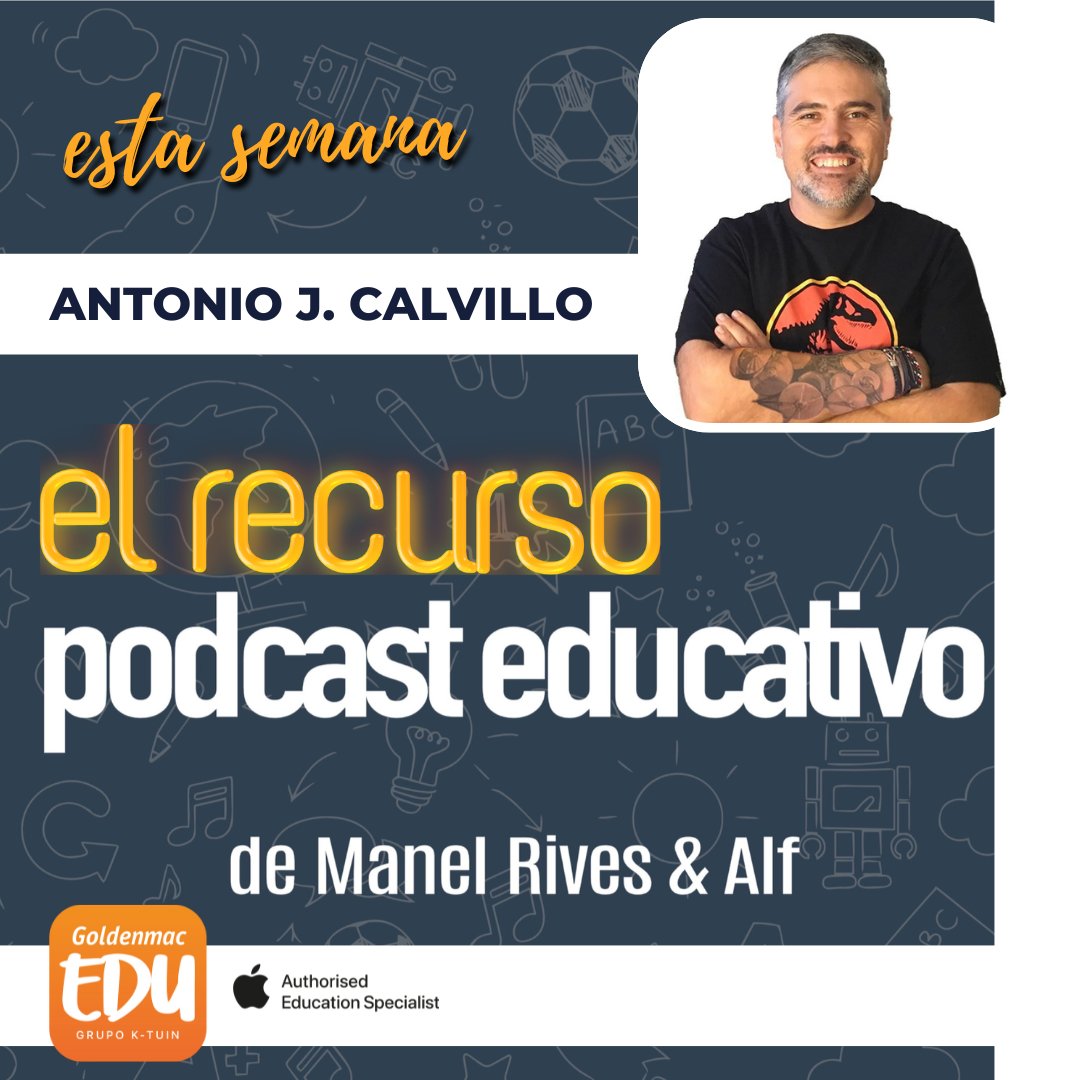 Vuelve con nosotros <a href="/caotico27/">Antonio J. Calvillo</a> para charlar con @manelrives y @alfdefaqmac de <a href="/faqmac/">faq-mac</a> gracias a @goldenmacEDU sobre los interesantísimos movimientos horizontales en educación en España
#educacion
Escúchalo en buff.ly/3AiXE6K o en tu plataforma de podcasts favorita