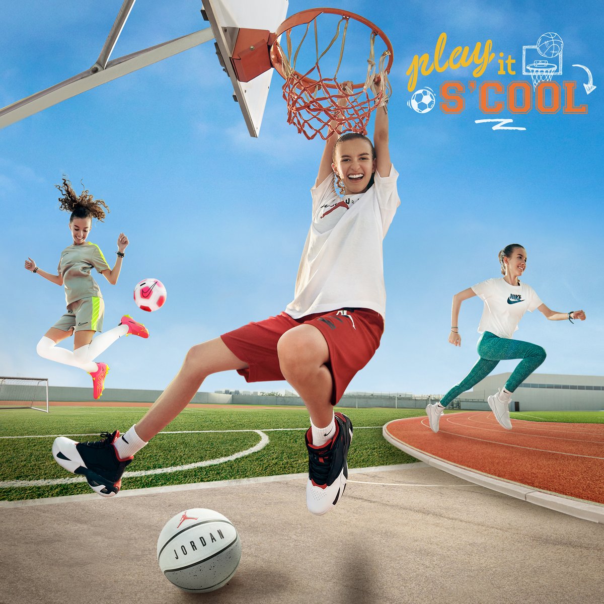 Today’s plan: Take the fun to the hoop! 😉🏀
Get your swish on and explore our latest #Nike back to school collection.
🔖Instore and online. 
#MakeSportsFun