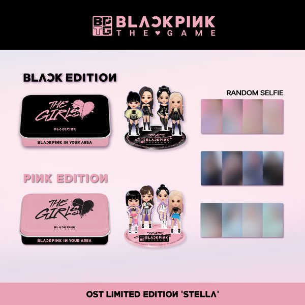 [PH GO] BLACKPINK THE GAME - OST 

REVE (Black/ Pink Ver) 
🖤Ktown4u - 590 PHP
🩷YGSELECT - 790 PHP

STELLA (Black/ Pink Ver)
🖤Ktown4u - 860 PHP
🩷YGSELECT - 1180 PHP

WITH POB
NETA
DOWNPAYMENT: 150 PHP on 8/24
DOP FOR BALANCE: 9/5

ORDER HERE: tinyurl.com/ymu7sn9t