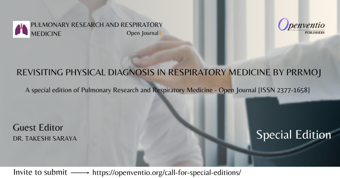 Prrmojeditor's tweet photo. We are pleased to announce our new Special Edition, 
“Revisiting Physical Diagnosis in Respiratory Medicine by PRRMOJ”
 
 📖Explore the Journal: https://t.co/nKeBGj5MhY
 
 ✍Submit your article: https://t.co/1dqEyHDWyv 

 💻Visit our website: https://t.co/g00dOBcAg0 https://t.co/hP44yp4IgK