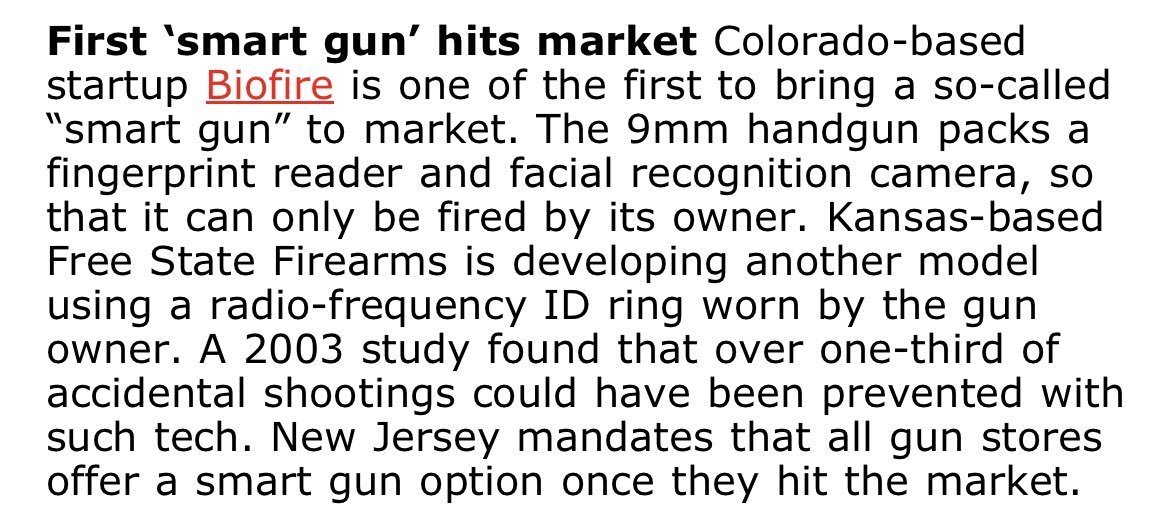 Smarter would be to ban them entirely 🤷‍♂️ #smartgun #stupidguns