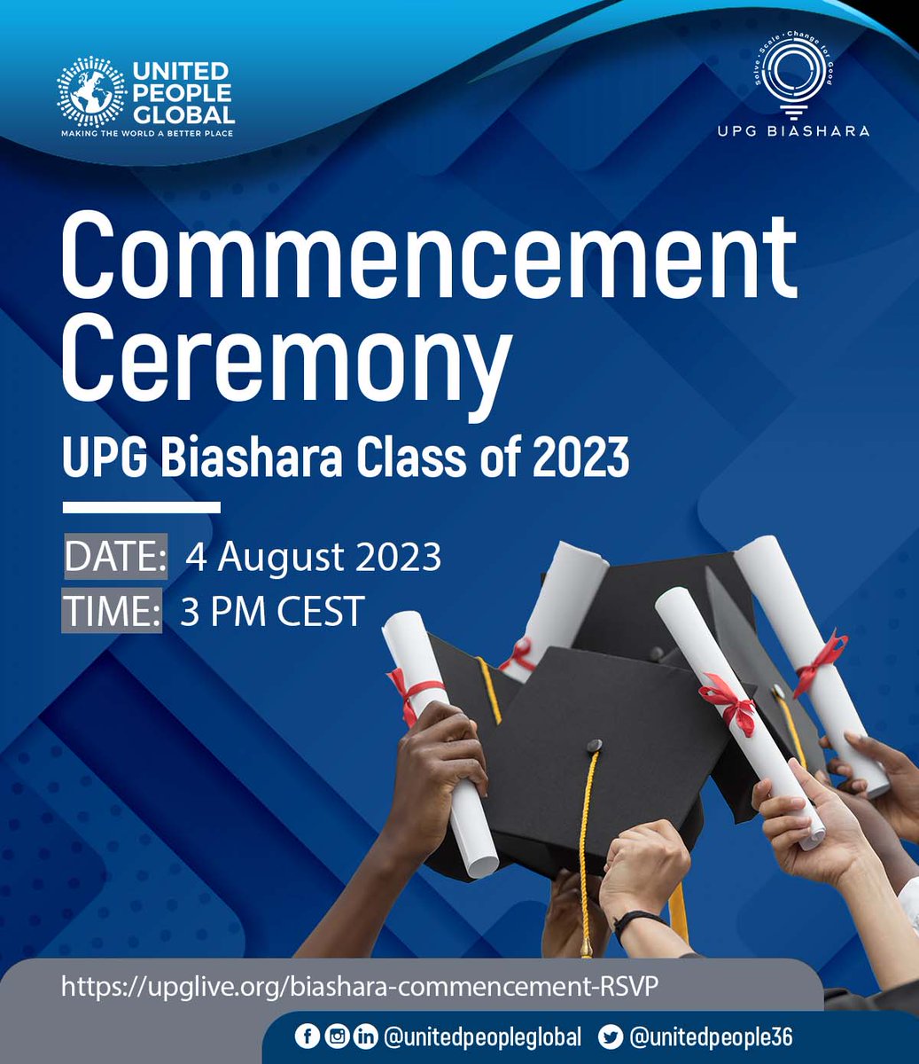 yemibabington's tweet image. When we started #UPGBiashara, it was based on the BELIEF that entrepreneurs #MakeTheWorldBetter. Thank YOU to so many who have come together to make this possible 💙 Today @unitedpeople36  celebrates the Class of 2023: Congratulations! Bravo! RSVP -&amp;gt; upglive.org/biashara-comme…
