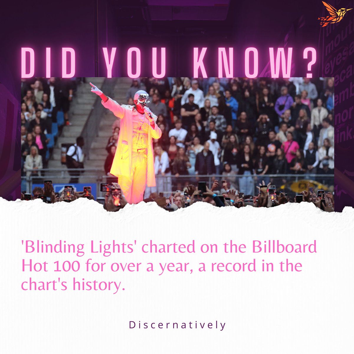 DID YOU KNOW?

#Discernatively #TheWeekndUnstoppable #RecordBreakingPhenomenon #LondonStadiumSpectacle #GlobalChartDomination #MusicMagic #BehindTheScenes #EnigmaticAppeal #UnforgettablePerformance #FanExperience #ChartToppingHits #MusicIcon #MusicHistory #EpicConcert