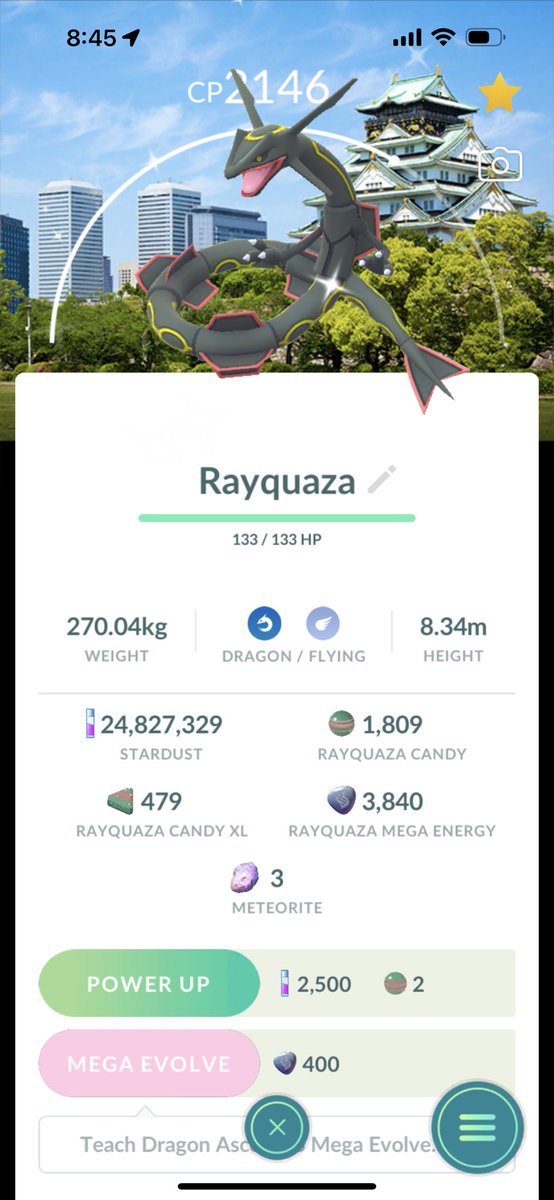 JMLuisM's tweet photo. Did about 50 Rayquaza raids. Only 2 shinies. Good thing one of them had the Osaka location card https://t.co/OrjyVcdP8w