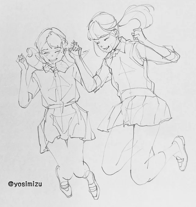 5 minutes Pose Drawing ポーズ集5分スケッチ 