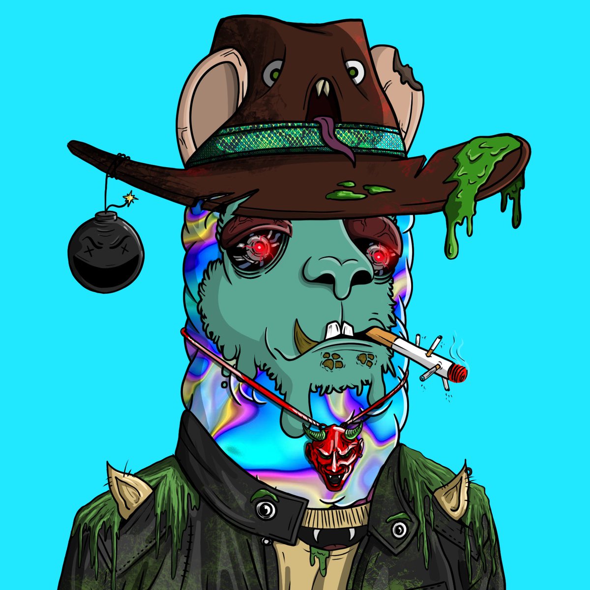 Polygon Mutant Llama Farm Club tweet media