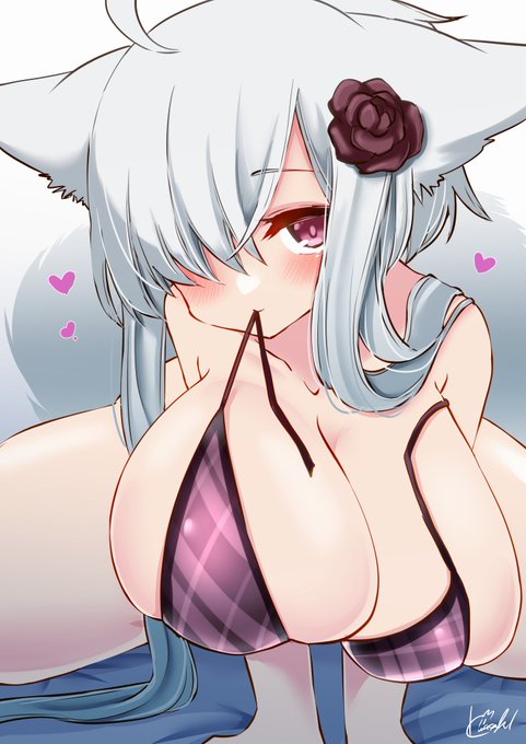 暑いのでセツカてゃの水着置いておきますね🦊 