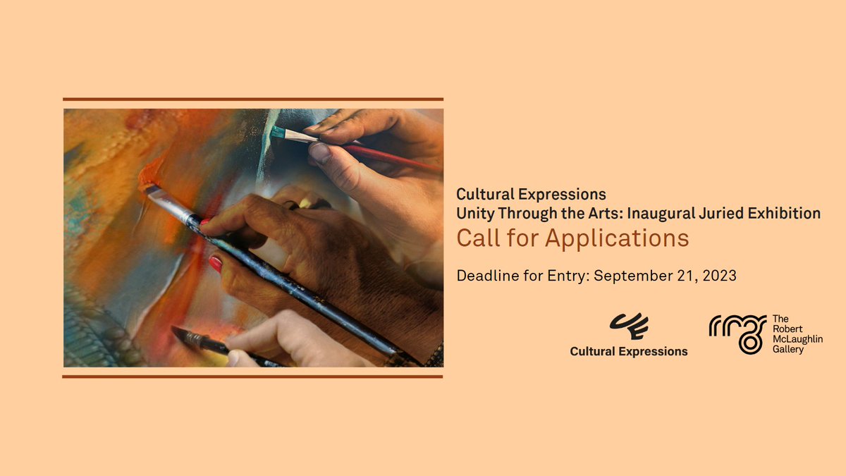 Calling all Durham Region artists!
Cultural Expressions Art Gallery Inc.(@durham_bhm) in partnership with The Robert McLaughlin Gallery is thrilled to announce "Unity Through the Arts," an inaugural juried exhibition open to all residents of Durham Region.
#thermg #callforartists