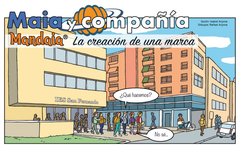OEPM_es's tweet photo. Una lectura amena para el verano: Los cómics de Maia y Compañía.
“Mandaia, la creación de una marca"
Para que nuestros futuros emprendedores conozcan qué son las marcas y para qué sirven.
@eoi
Descúbrelo aquí👇
https://t.co/LmqjeDLUta
#AprendePI https://t.co/eSfhHUCXc6
