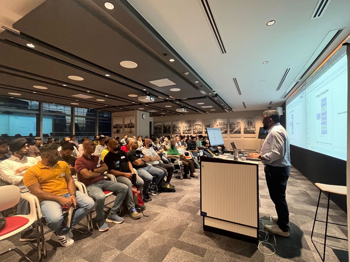 orkesio's tweet photo. @BoneySekh , our Co-founder and CTO, calling out the key challenges with building and maintaining complex systems and sharing insights to accelerate your developer journey with #conductor! 📷 https://t.co/56bxBsfZ0q