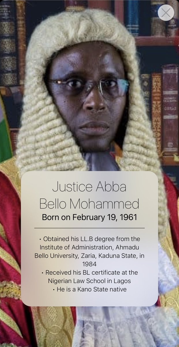 mama_papa_pikin's tweet photo. Obidients while we wait for a judgement date, let’s stay informed;
• Know your PEPT Judges ✅
• Know the real issues ✅
#AllEyesOnTheJudiciary #FestusOkoye4Prison #DisqualifyTinubuNow #APCIsATerroristOrganization #TinubuMUSTbeDisqualified #YakubuMahmood4Prison https://t.co/S7h4wDljGZ