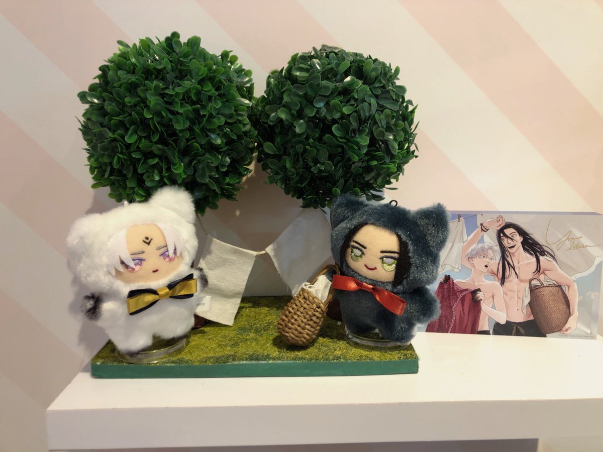 marui0615's tweet image. #fromRED3rdAnniv
初日に行けました！3周年おめでとうございます👏👏👏
ちみけもマスコット可愛すぎて🥹🫶
展示スペースも最高でした！
幸せな空間をありがとうございます🙇‍♀️
アルトぬいとエルヴァぬいでたくさんお写真撮ります📸

#夜明けの唄
ユノイチカ先生(@yuno_popo )