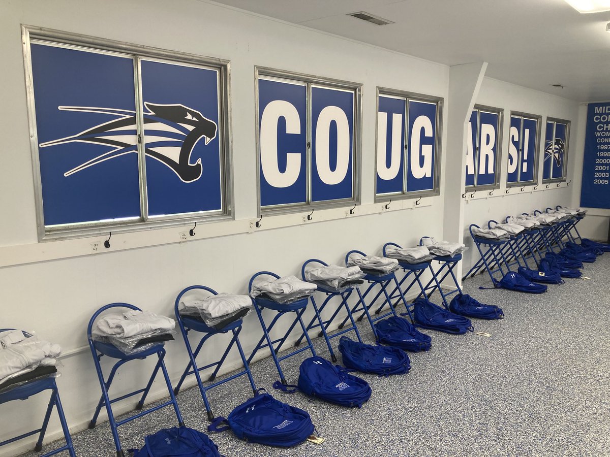 USFWSOCCER's tweet photo. Locker room is ready!  Just one more day until we are all together.  Can’t wait to see the journey this team will take. https://t.co/aggLc1xdMR