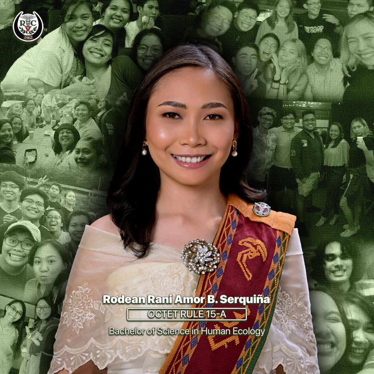 uprodeoclub's tweet photo. Rani Amor B. Serquiña
Octet Rule 15A
BS Human Ecology https://t.co/lIKVUEWklt