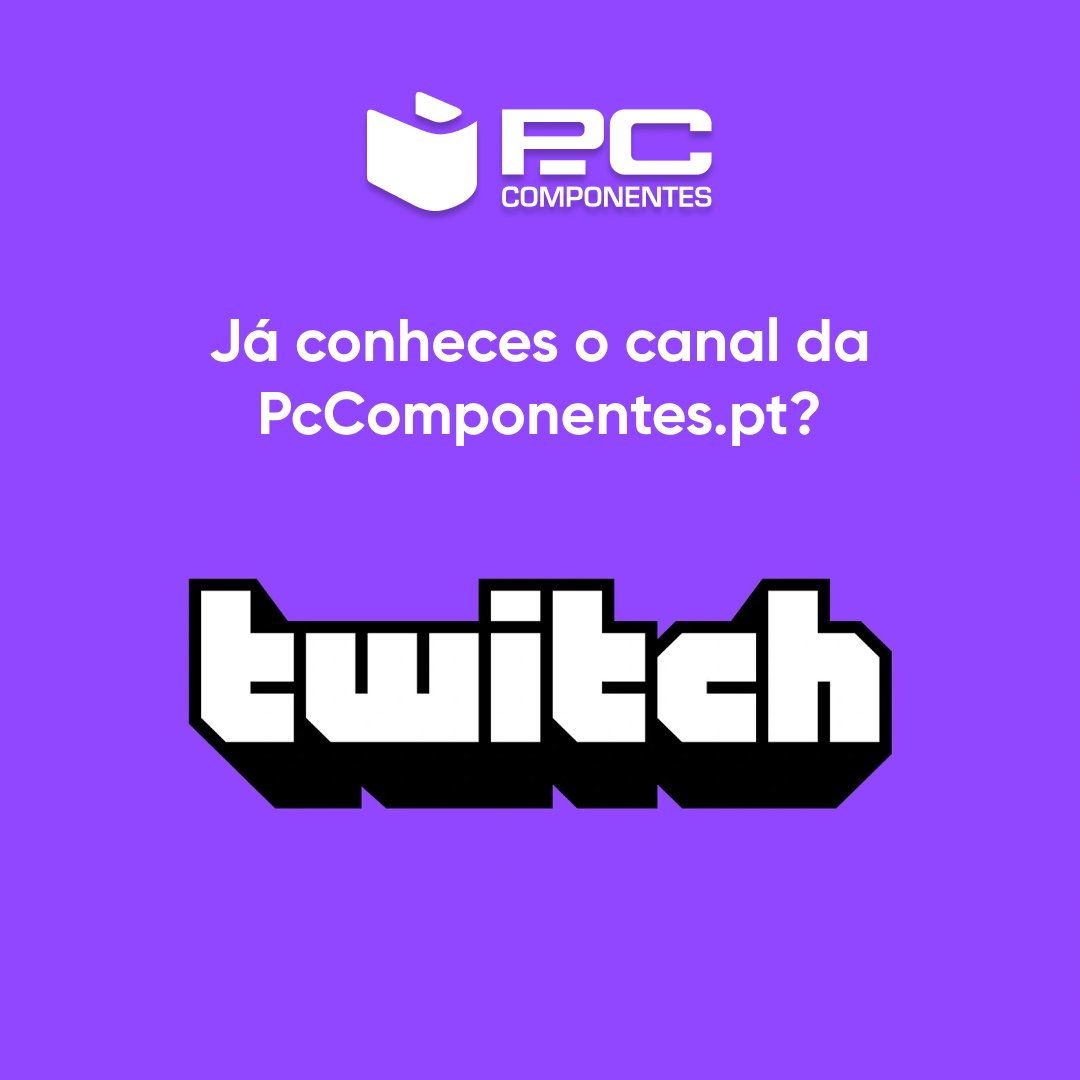 PcComponentesPT's tweet photo. ☺️Já conheces o nosso canal da https://t.co/dQZxUWWp6V na Twitch?
☺️Deixa o teu follow e vem te divertir!

👉https://t.co/uBLUDY8bqW

#twitch #pccomponentes #pccom #portugal https://t.co/1Eg6EEMsi4