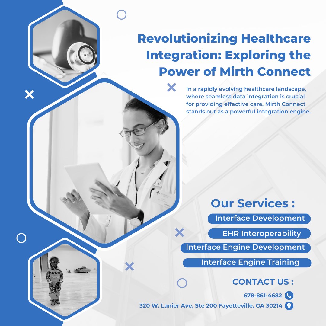 DevScriptsSol's tweet image. Unlock the true potential of healthcare data integration! 🏥🌐 Join us for an in-depth exploration of Mirth Connect&apos;s capabilities in our upcoming event. Revolutionize your data exchange &amp;amp; achieve efficient interoperability. For more info visit devscriptssolutions.com. #mirth