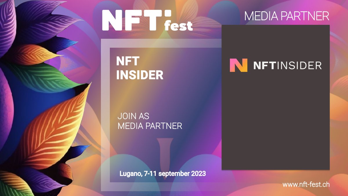 📢 We're happy to have @NFTInsider_io as a media partner for our conference!

Founded by @hydropwrd in 2021, they've become a leading media organization in the Web3 space.
Stay tuned with their latest drops, interviews, and blockchain insights! 🚀 #NFTConference #Web3 #Blockchain