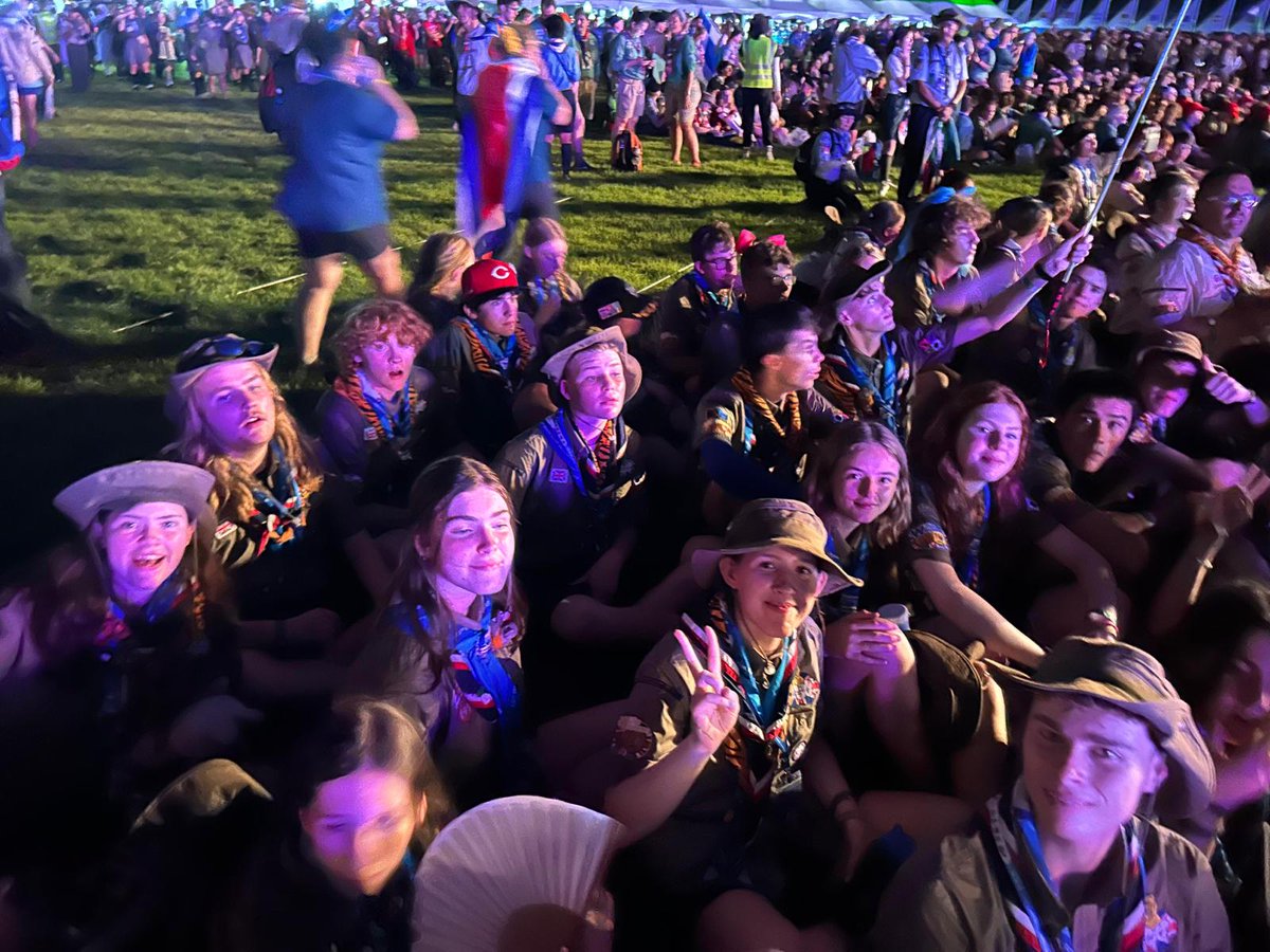 Have a look at Unit 21 enjoying the opening ceremony at the world #scout #jamboree.  

It is the experience of a lifetime to connect with their Scout family from across the worldis truly unique 

#skilforlife #scouting <a href="/worldscouting/">World Scouting</a> <a href="/enfieldscouts/">Enfield Scouts</a>