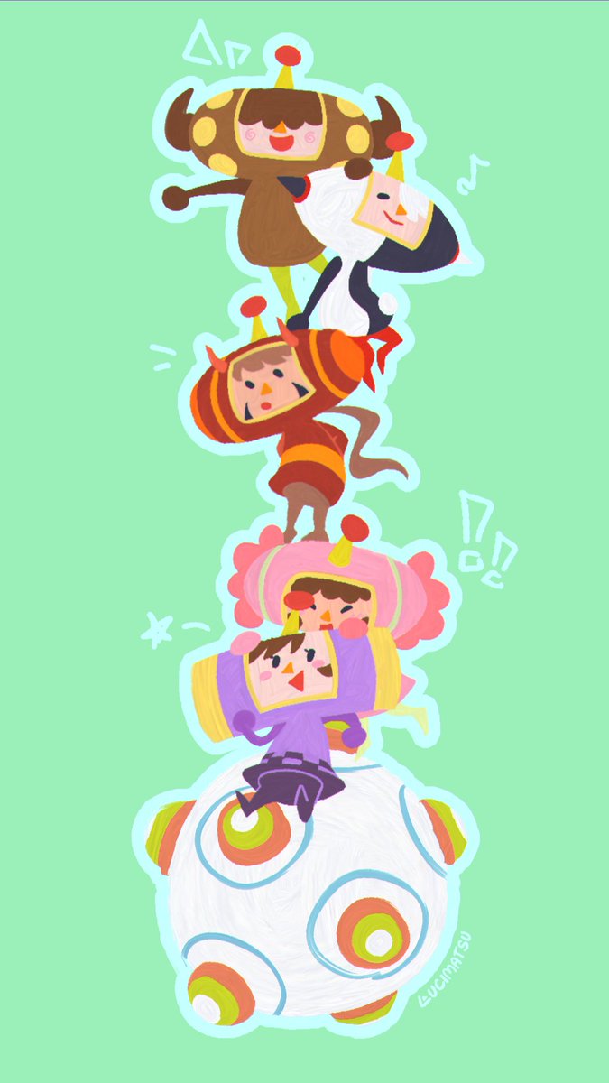 lucimatsu_'s tweet photo. Me and some of my moots I've gotten into the katamari games (they ended up liking it๐ญ๐)
#katamari #katamaridamacy #ๅก้ญ https://t.co/XNud5GXTxW