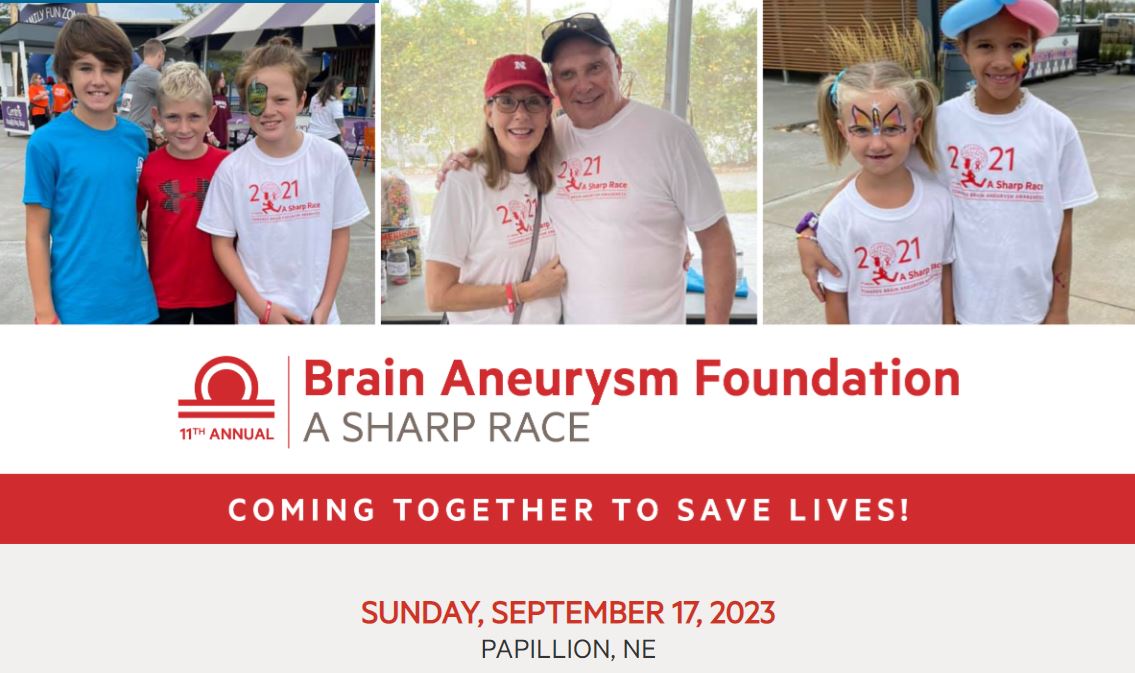 UNMC Department of Neurosurgery (@unmc_neurosurg) on Twitter photo Come join us at the The 11th Annual A SHARP Race for Brain Aneurysm Awareness Race held on Sunday, September 17th! Click here 👉to register: give.bafound.org/site/TR?fr_id=… <a href="/unmc/">University of Nebraska Medical Center</a> <a href="/UNMCCOM/">UNMC College of Medicine</a> <a href="/NebraskaMed/">Nebraska Medicine</a> Come join us at the The 11th Annual A SHARP Race for Brain Aneurysm Awareness Race held on Sunday, September 17th! Click here 👉to register: give.bafound.org/site/TR?fr_id=… <a href="/unmc/">University of Nebraska Medical Center</a> <a href="/UNMCCOM/">UNMC College of Medicine</a> <a href="/NebraskaMed/">Nebraska Medicine</a>