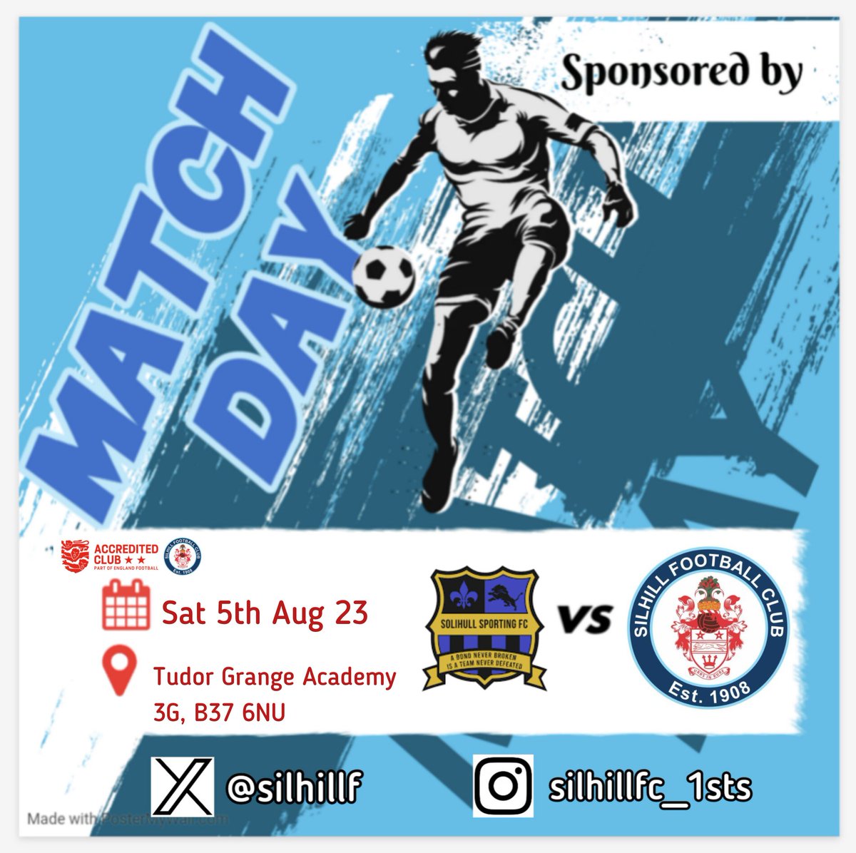 SilhillF's tweet image. The season is upon us ⚽💙💯

#talkless #domore #upthesills