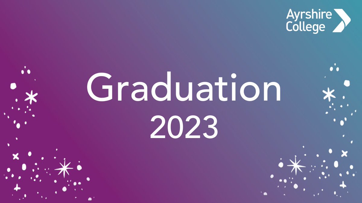 We've added details to our graduation (Fri 29 Sep @ Ayr Racecourse) page: bit.ly/ACGraduation20… ✔️Confirm attendance ✔️Hire gown ✔️Book bus place from Kilwinning/Kilmarnock (if required) You'll be able to do all of this once you get your invitation through the door soon!