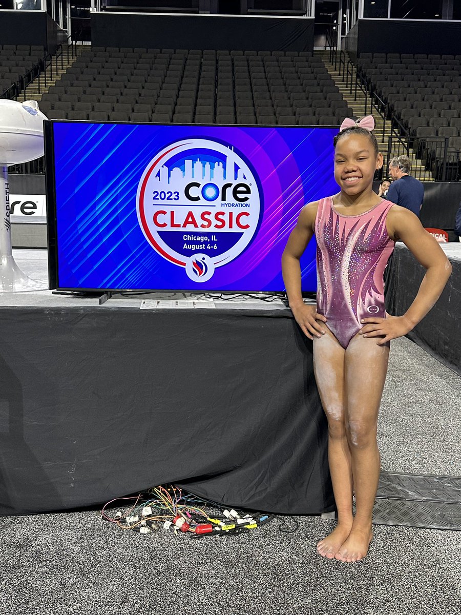 GymnastTrinity's tweet photo. 2023 Core Hydration Classic 
#podiumtraining #juniorelite https://t.co/O5Hgr4EsLu