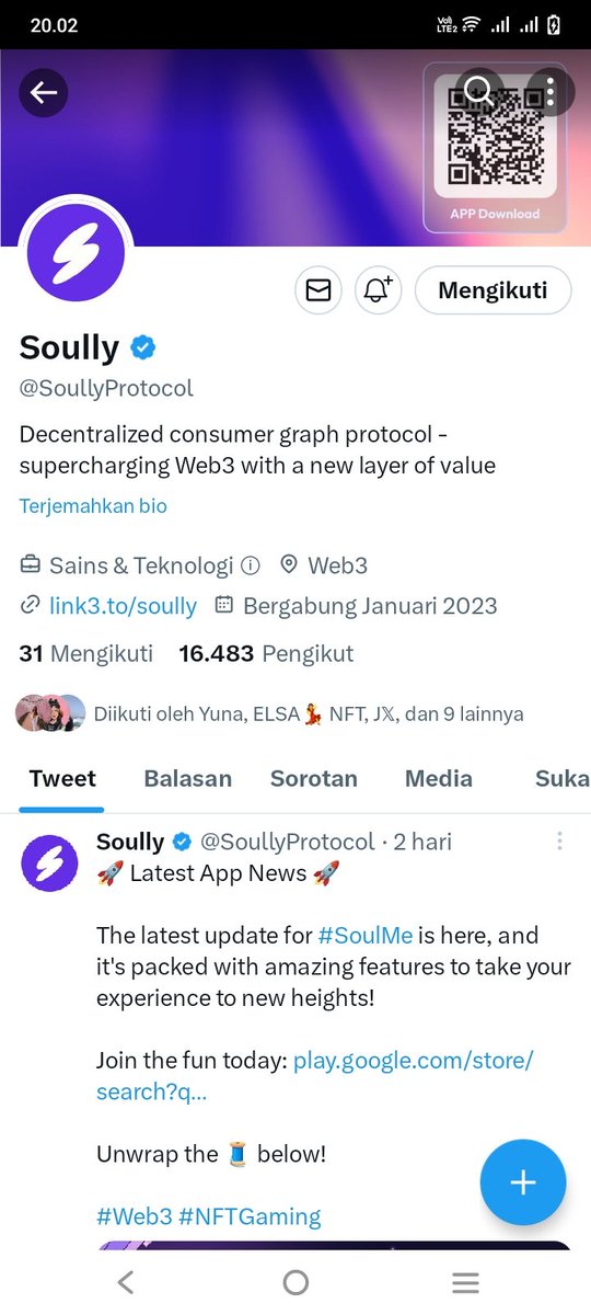 MultiOktaviani's tweet photo. @crypto_inez @SoullyProtocol Done https://t.co/8t7SrAw3bG
